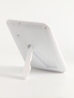 ЛУАЗОН, зеркало с подсветкой, настольное, 23х18 см, квадратное, белый