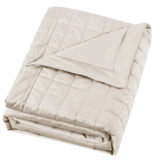 ВЕЛЬВЕТ ЭТНА, покрывало, 220x240 см, велюр, кремовый