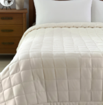 ВЕЛЬВЕТ ЭТНА, покрывало, 220x240 см, велюр, кремовый