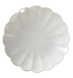 РОМАШКА, тарелка, фарфор, 24 см, белый