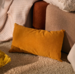 СИЕНА, подушка декоративная, 30х50 см, горчичный