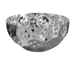 ГРАНИ, салатник/фруктовница из нержавеющей стали, 1,75 л, 20 см, серебристый