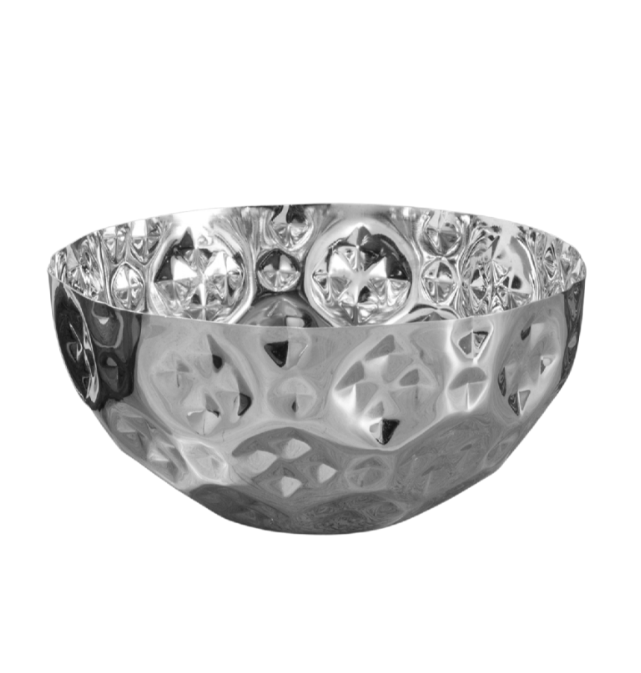 ГРАНИ, салатник/фруктовница из нержавеющей стали, 1,75 л, 20 см, серебристый