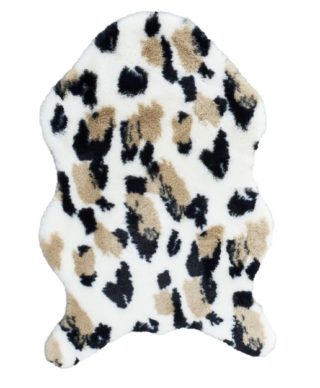 ВАЙЛД, ковер-шкура, 60х90 см, леопард, бежевый