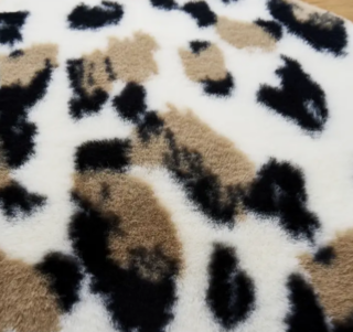 ВАЙЛД, ковер-шкура, 60х90 см, леопард, бежевый