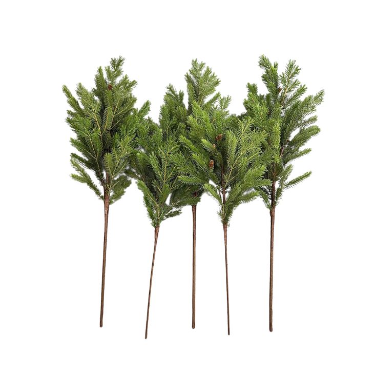ВИНТЕР, ветка хвойная, литая, 80 см, сосна, зеленый ВИНТЕР, ветка хвойная, литая, 80 см, сосна, зеленый