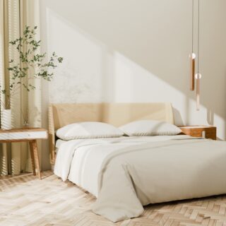 ОДНОТОН, комплект постельного белья, 1,5 сп, сатин, молочный