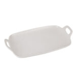 МАРШМЕЛЛОУ, блюдо с ручками, фарфор, 30,5х18х2,5 см, белый