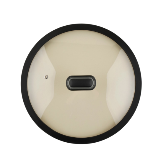 ХОУМ, крышка с силиконовым ободком, 24 см, черный