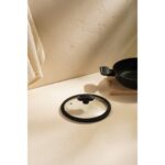 ХОУМ, крышка с силиконовым ободком, 24 см, черный