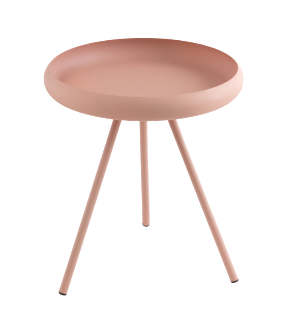 ТРИПЛ, столик журнальный, круглый, 45 см, розовый