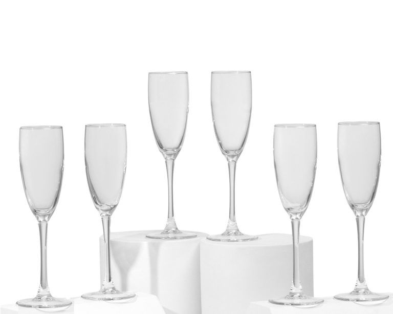 ЭТАЛОН, бокалы для шампанского, 6 шт, 170 мл, стекло