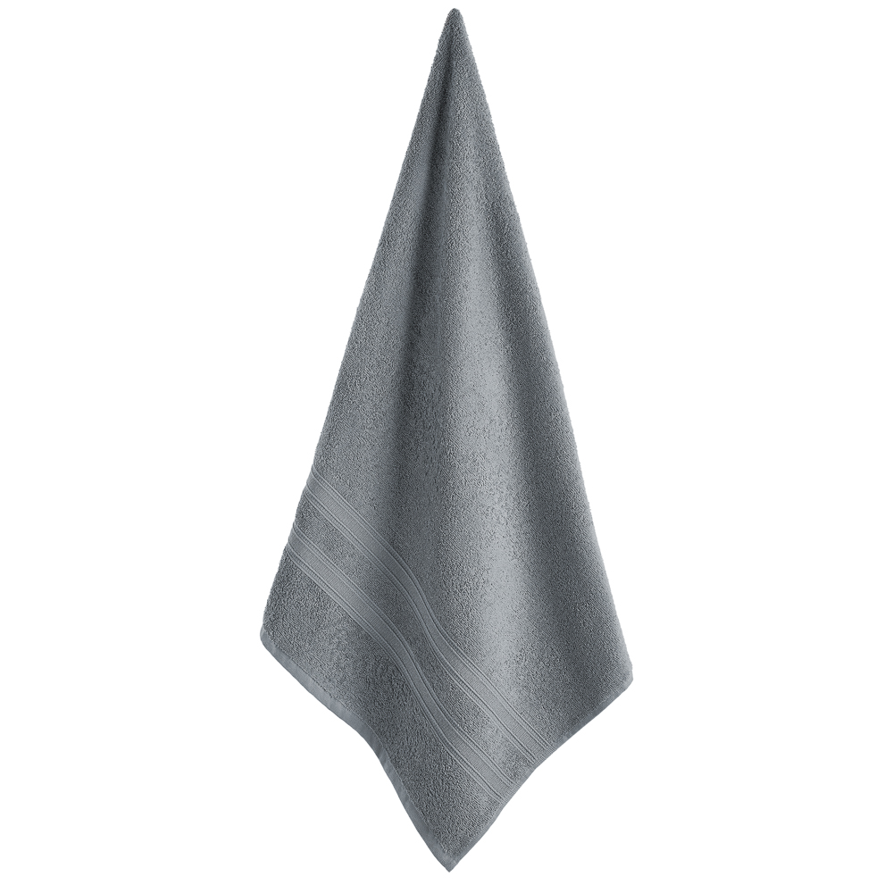 НЭВИ, полотенце махровое, 50х90 см, хлопок, 360гр/м, серый