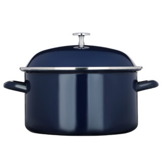 НОЭМИ, кастрюля эмалированная, 5,5 л, индукция, синий