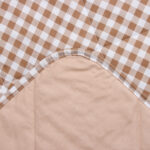 КЛЕТКА, плед/покрывало, 210х240 см, новосатин, красный