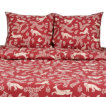 ВИНТЕР, комплект постельного белья, 1,5 сп, поплин, красный