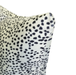 КАВАЛА, подушка декоративная, бархат, 40х40 см, бежевый/черный