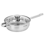 РОКРУА, набор кухонной посуды, 12 предметов, нержавеющая сталь, серый