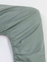 ЭТЕЛЬ, простыня на резинке, 1,5 сп, 140х200 см, бязь, серо-зеленая