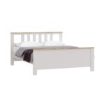 САГА, кровать двуспальная, 160х200 см, белый/ясень, М4