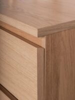 ВАРМА ПРАЙМ, комод, 6 ящиков, 160х48х77 см, натуральный шпон, дуб беленый