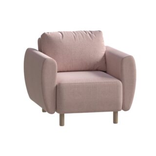 ТУЛИСИЯ, кресло для отдыха, рогожка, розовый
