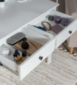 САГА, стол туалетный, 2 ящика, 92х45 см, белый