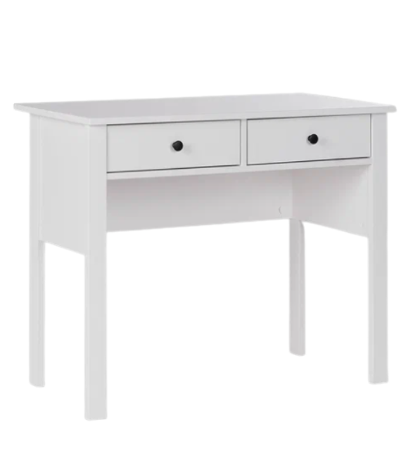 САГА, стол туалетный, 2 ящика, 92х45 см, белый САГА, стол туалетный, 2 ящика, 92х45 см, белый