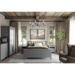 САГА, кровать двуспальная, 160х200 см, серый, М4