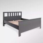 САГА, кровать двуспальная, 160х200 см, серый, М4