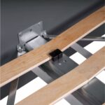 САГА, кровать двуспальная, 160х200 см, серый, М4