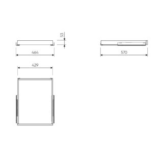 МАКС, полка выдвижная, 50х58 см, серый