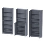 ВАРМА СТЭНД, стеллаж, 78х198 см, серый, М