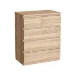 МАЛЬТА, комод, 3+2 ящика, 80х99 см, сонома, М2