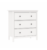 САГА, комод, 3 ящика, 92х101 см, белый, М2