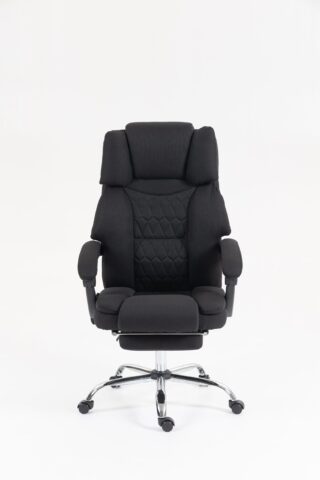 ОФИС КОМФОРТ К-150, кресло рабочее, черный, с функцией массажа и подогревом