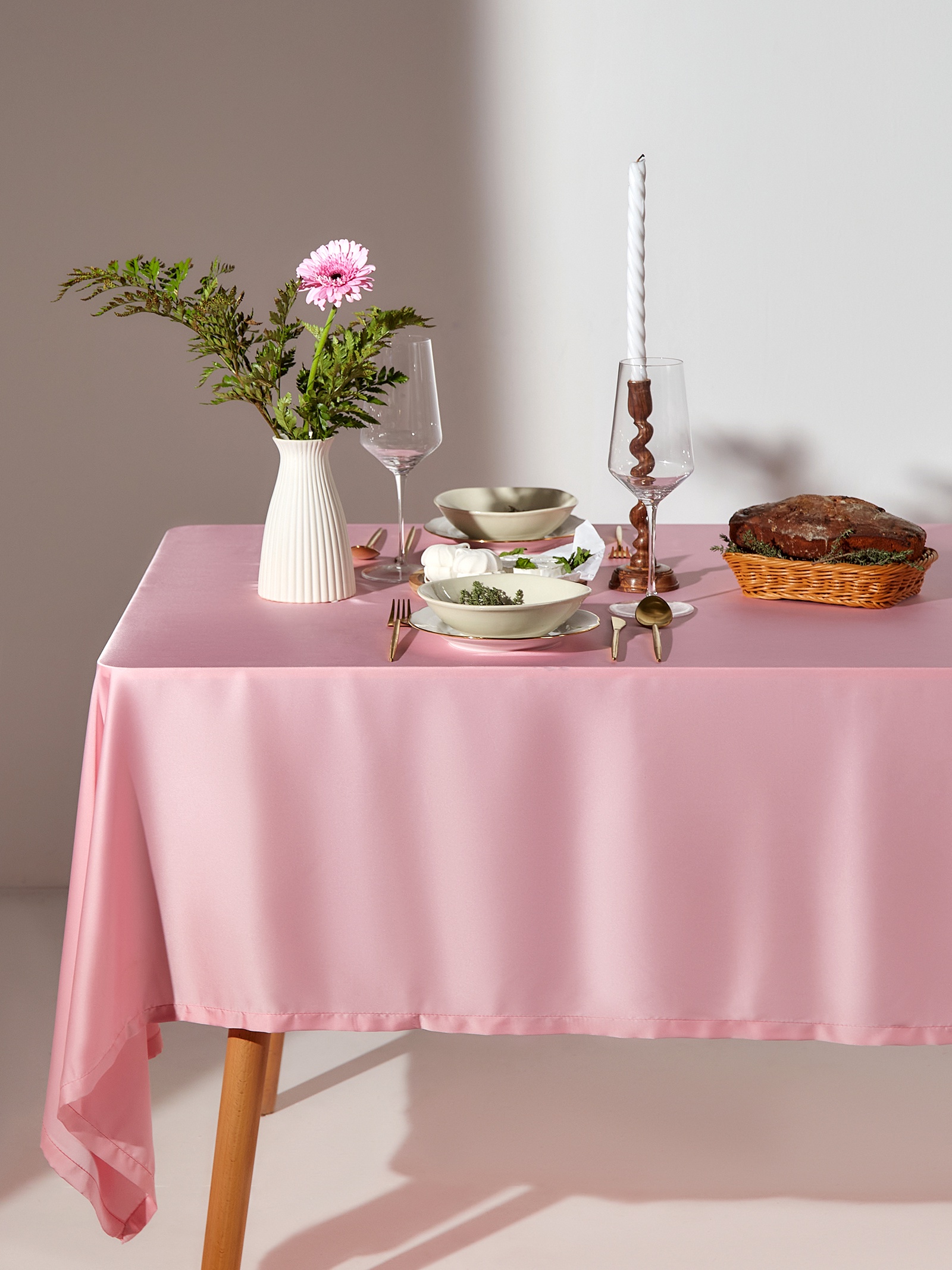 РОЗИ, скатерть, 150х180 см, розовый РОЗИ, скатерть, 150х180 см, розовый