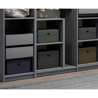 МАКС, разделительная секция, 75-100х36 см, серый