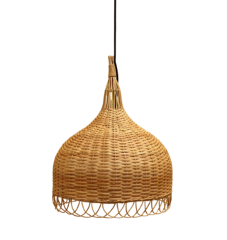 РАФА, абажур потолочный, 1х120 Вт, Е27, 40х50 см, ротанг