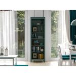 САГА, стеллаж, 70х42х215 см, бирюзовый, М2