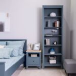 САГА, стеллаж, 70х42х215 см, бирюзовый, М2