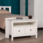 САГА, тумба под ТВ, 2 ящика, 91х62 см, белый, М2