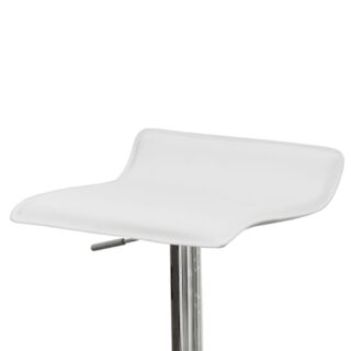 ЛАТИНА N-38, барный стул, 74 см, белая кожа