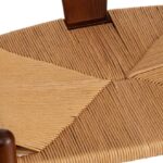 ВИШБОУН, стул из массива вяза, темный орех/натуральный