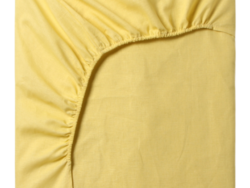 ЭТЕЛЬ, простыня на резинке, 1,5 сп, 140х200 см, поплин, жёлтая