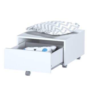 ПИКСИ, тумба выкатная с ящиком, 52х55х31 см, белый