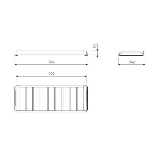 МАКС, брючница выдвижная, 100х36 см, белый