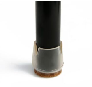 ТУНДРА, накладка мебельная круглая, d=25-29 мм, 4 шт