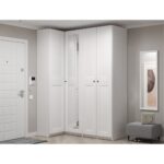 МАКС, дверь, 50 см, с зеркалом, белый, М