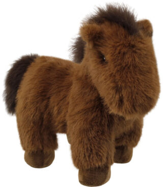 ЛОШАДКА, игрушка мягкая, 12х30х23 см, коричневый